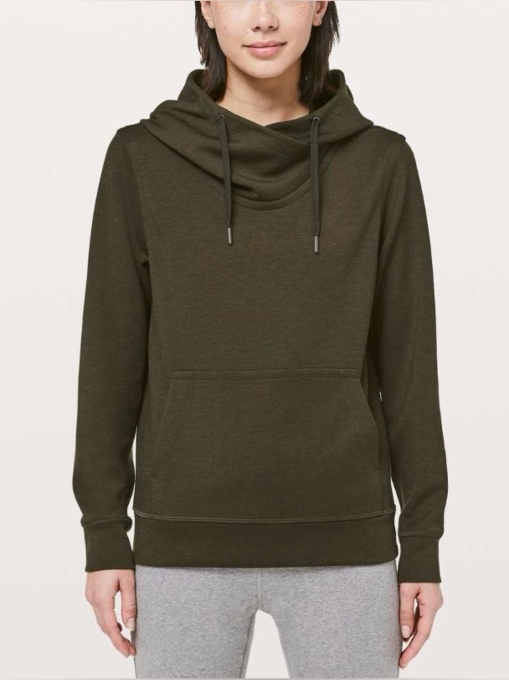 Lululemon City Sleek Hoodie Dark Olive 8